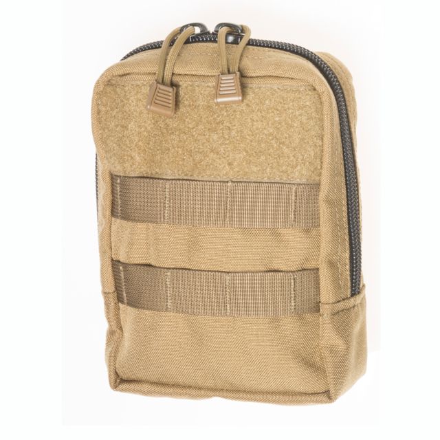 Tac Shield Vertical Organizer Molle Pouch w/Pockets and Straps Coyote - Tac Shield