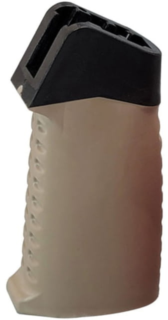 TAC Smooth Pattern Over-Molded AR Pistol Grip Straight Top Dark Earth Tan - Tac