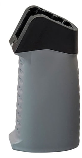 TAC Smooth Pattern Over-Molded AR Pistol Grip Straight Top Gray - Tac