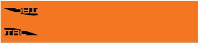 TAC Vanes 4.675in Standard Arrow Wrap 13 Pack Orange - Tac Vanes
