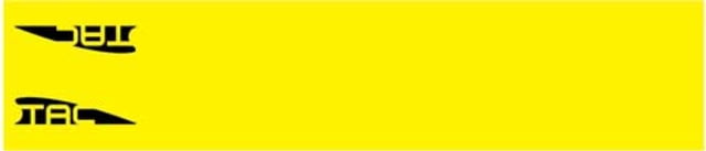 TAC Vanes 4.675in Standard Arrow Wrap 13 Pack Yellow - Tac Vanes