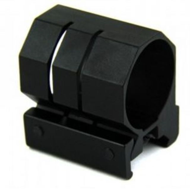 Tacfire 1in Flashlight/Laser Picatinny Mount Black - Tacfire