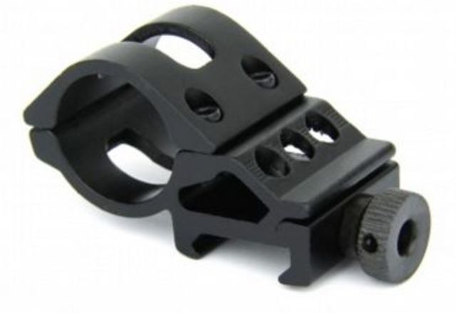 Tacfire 1in Offset Ring Mount w/Thumb Screw Black - Tacfire