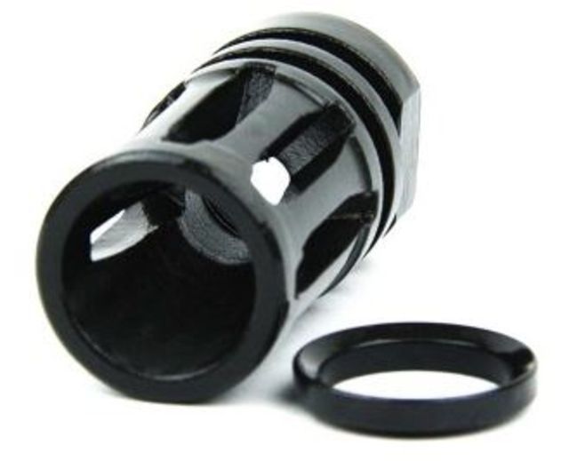 USED Tacfire .308 5/8inX24 Thread Bird Cage Muzzle Brake w/Crush Washer/Stainless Steel Black  EDEMO1 Used Condition Like New - Tacfire
