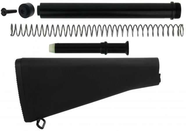 USED TacFire A2 AR-10/.308 Fixed Stock Kit Polymer Black - TacFire