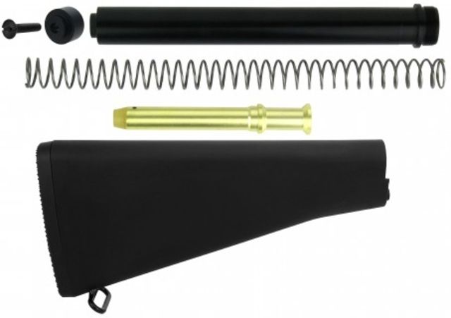 EDEMO TacFire A2 AR-15/5.56 Complete Stock Kit Polymer Black MAR123 EDEMO1 - Tacfire