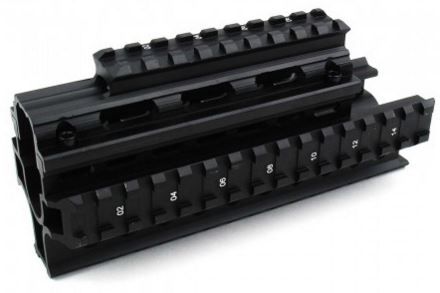 Tacfire Ak/Yugo M70 & Variants Tactical Quad Rail Black - Tacfire