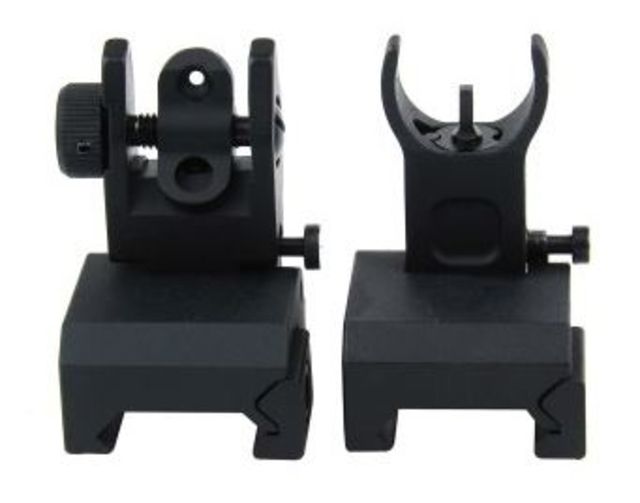 Tacfire TacFire Offset Deployable Iron Sight Same Plane/Low Profile Black - $41.99 at Optics Planet