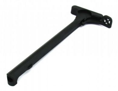 Tacfire AR15/.556 Mil-Spec Charging Handle Aluminum w/Extended Steel Latch Black - Tacfire