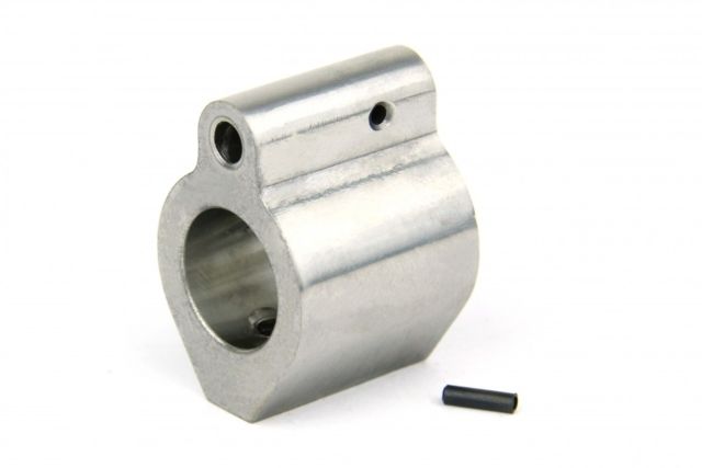 Tacfire Ar15/.625 Micro/Low Profile Gas Block/Mil-Spec w/Pin Stainless Steel - Tacfire