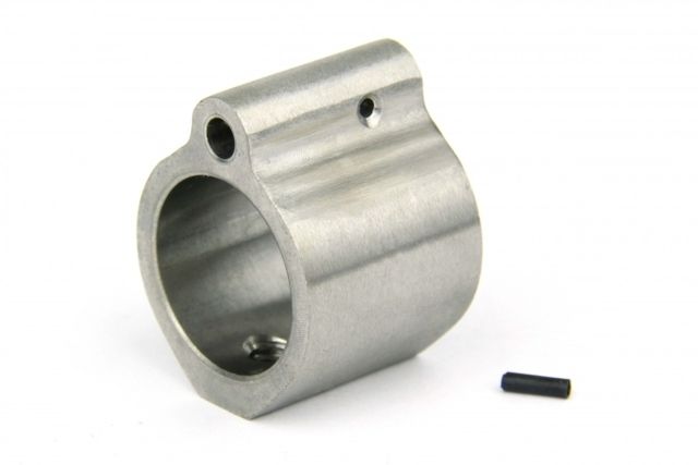 Tacfire Ar15/.907 Micro/Low Profile Gas Block/Mil-Spec w/Pin Stainless Steel - Tacfire