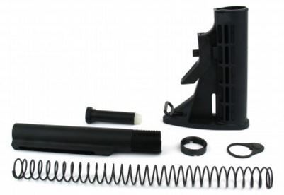 Tacfire AR15 Commercial M4 Style 6 Position Stock Kit Black - TacFire
