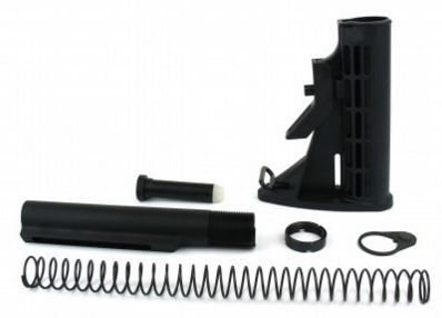 Tacfire AR15 Mil-Spec M4 Style 6 Position Stock Kit Black