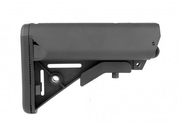 Tacfire AR15 Mil-Spec Premium Style 6-Position Stock W/QD Sling Swivel/Butt Pad Black