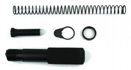 Tacfire AR15 Pistol Buffer Tube Kit w/RegulAR End Plate Black