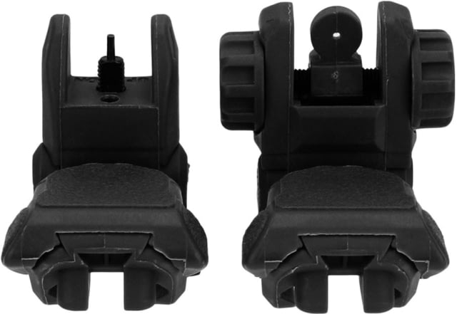 Tacfire TacFire Same Plane Top Mounted Deployable Front and Rear Sight Black
