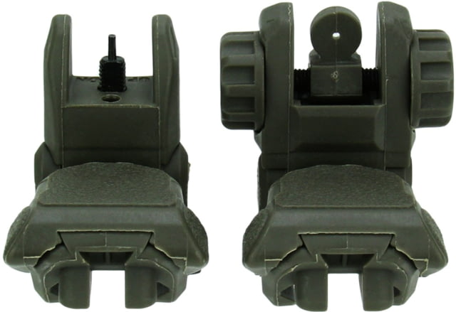 Tacfire TacFire Same Plane Top Mounted Deployable Front and Rear Sight Green