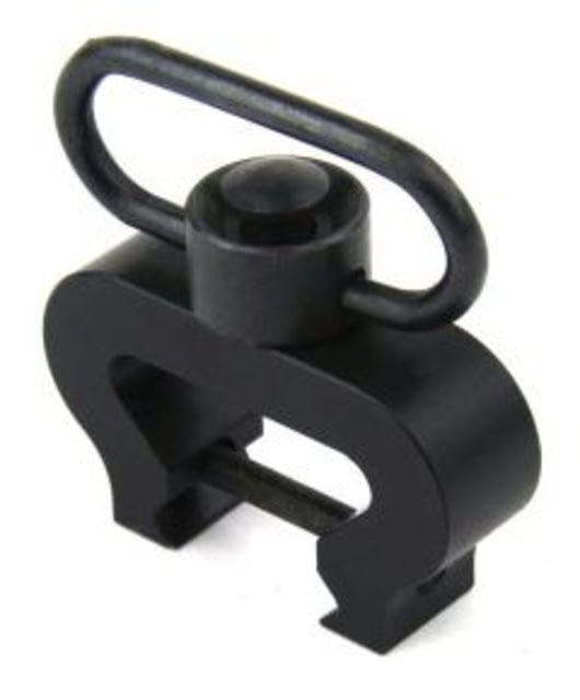 Tacfire Heavy Duty Sling Rail Mount w/Quick Release Push Button Swivel/One Sling Slot Black - Tacfire