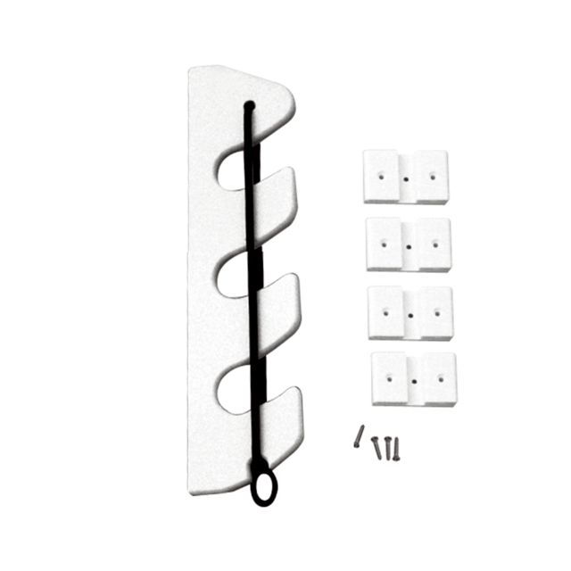 TACO Marine 3-Rod Poly Bungee Rod Holder Rack - White