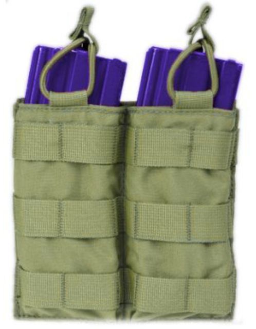 Tactical Assault Gear MOLLE Double Shingle 2 Magazine Pouch Ranger Green - Tactical Assault Gear