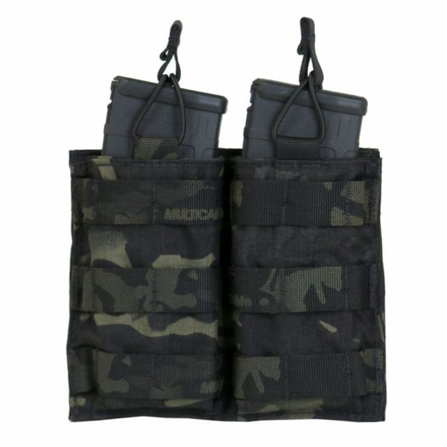 Tactical Assault Gear MOLLE Double Shingle Mag 2 Pouch Mc Black - Tactical Assault Gear