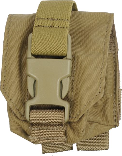 Tactical Assault Gear MOLLE Frag Grenade 1 Pouch Coyote Tan - Tactical Assault Gear