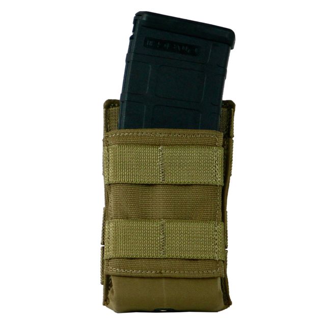 Tactical Assault Gear MOLLE Single Ready Mag Pouch Coyote - Tactical Assault Gear