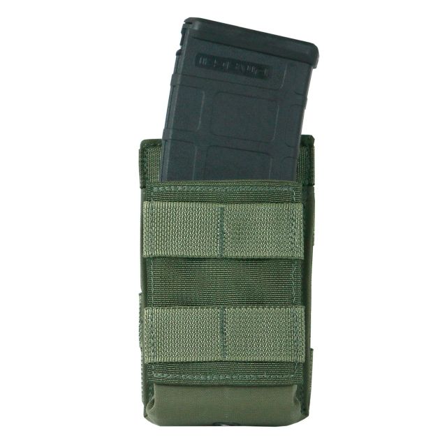 Tactical Assault Gear MOLLE Single Ready Mag Pouch Ranger Green - Tactical Assault Gear