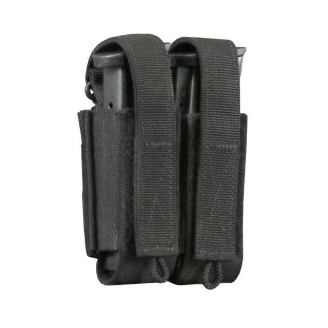 Tactical Assault Gear TAG Double Multi-Caliber Pistol Pouch Black - Tactical Assault Gear