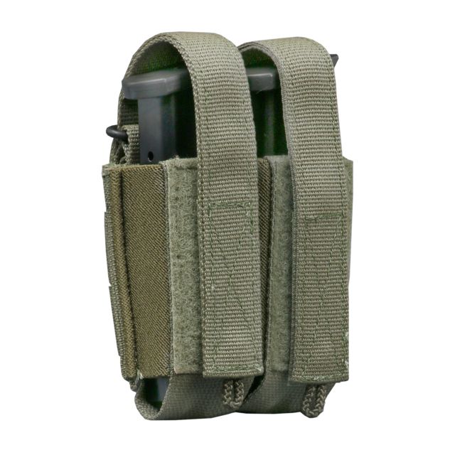 Tactical Assault Gear TAG Double Multi-Caliber Pistol Pouch Ranger Green MODPMP2RG - Tactical Assault Gear