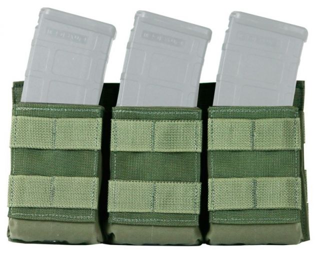 Tactical Assault Gear TAG Triple Ready Mag Pouch Ranger Green - Tactical Assault Gear