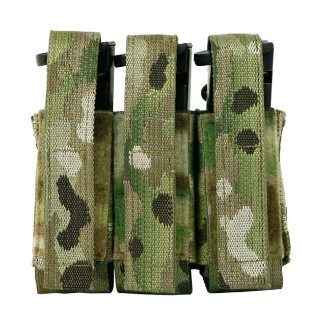 Tactical Assault Gear Triple Multi-Caliber Pistol Pouch Multicam - Tactical Assault Gear