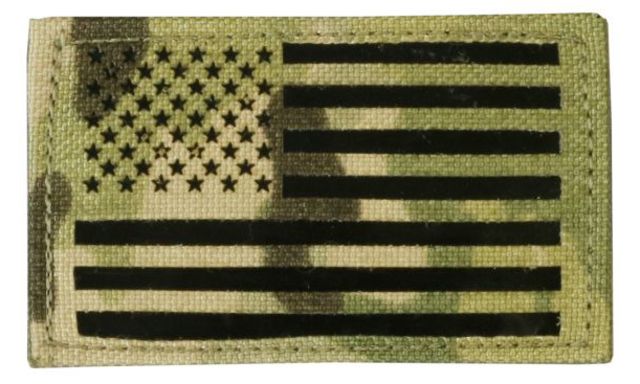 Tactical Assault Gear Velcro US Nylon/IR Flag US Flag Patches Left Multicam - Tactical Assault Gear