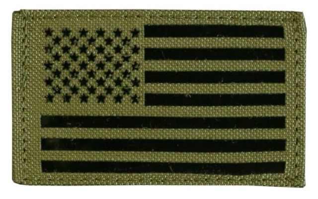 Tactical Assault Gear Velcro US Nylon/IR Flag US Flag Patches Left Ranger Green - Tactical Assault Gear