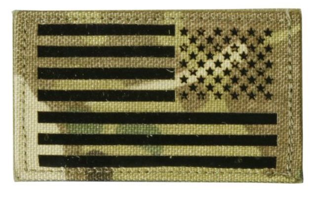 Tactical Assault Gear Velcro US Nylon/IR Flag US Flag Patches Right Multicam - Tactical Assault Gear
