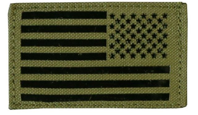 Tactical Assault Gear Velcro US Nylon/IR Flag US Flag Patches Right Ranger Green - Tactical Assault Gear