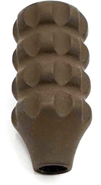 Tactical Precision Manufacturing Aluminum Grenade Bolt Knob Patriot Brown - Tactical Precision Manufacturing