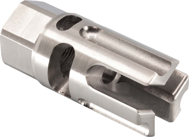 Tactical Precision Manufacturing TPM .22 Cal Titanium Flash Hider Polished Titanium 1/2x28 - Tactical Precision Manufacturing