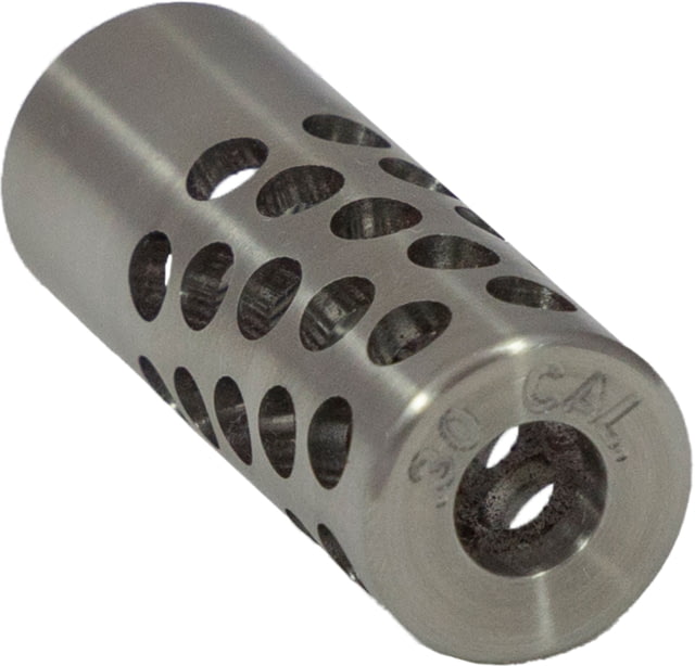 Tactical Precision Manufacturing TPM .30 Cal 1/2x28 Titanium Muzzle Brake Polished Titanium 1/2x28 - Tactical Precision Manufacturing