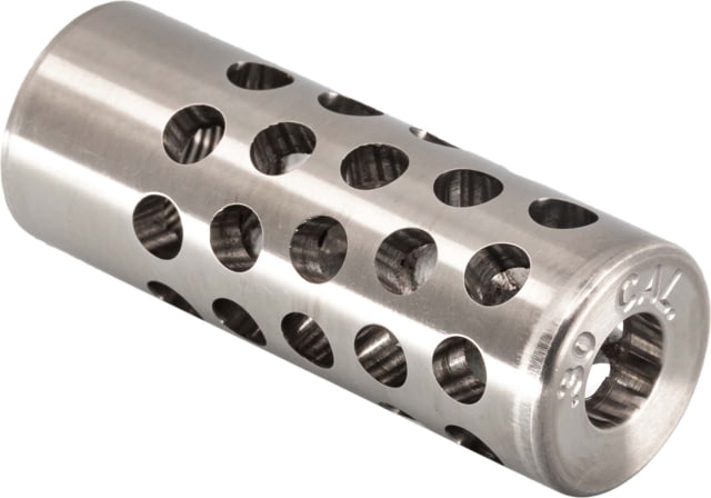 Tactical Precision Manufacturing TPM .30 Cal. 5/8x24 Titanium Muzzle Brake Polished Titanium 5/8x24 - Tactical Precision Manufacturing