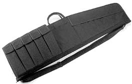 Uncle Mike's Tactical 42in Rifle Case, Black, Large, Five Magazine Pouches, Hang Tag, 52141