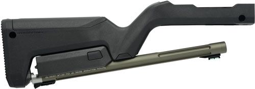 Tactical Solutions Barrel & Stock Combo - Matte Olive Drab Takedown Barrel w/ Black Magpul Backpacker Stock - Tactical Solutions