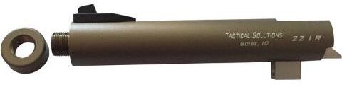 Tactical Solutions Trail-Lite 5.5in Browning Buckmark Pistol Threaded Barrel Matte OD Green - Tactical Solutions