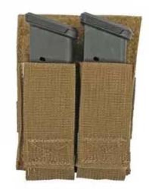 Tactical Tailor Fight Light Magna Mag Double Pistol Mag Pouch Coyote Brown - Tactical Tailor