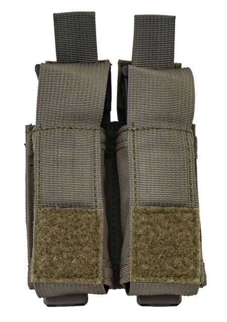Tactical Tailor Fight Light Magna Mag Double Pistol Mag Pouch Ranger Green - Tactical Tailor