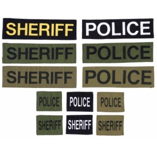 Tactical Tailor Sheriff ID Badge Gold/Black 3x10 - Tactical Tailor