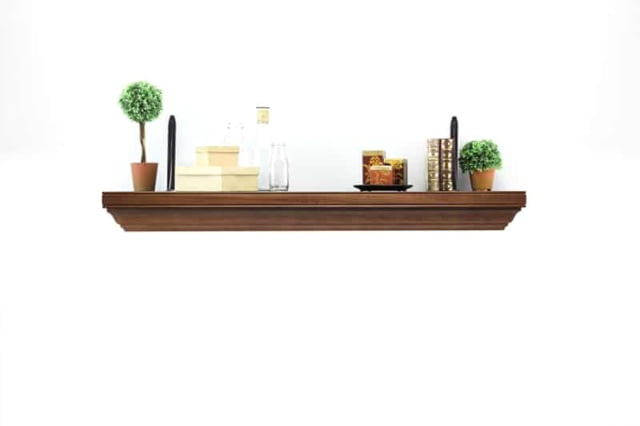 Top Locking Shelf w/ Standard Trim Cherry - Tactical Walls