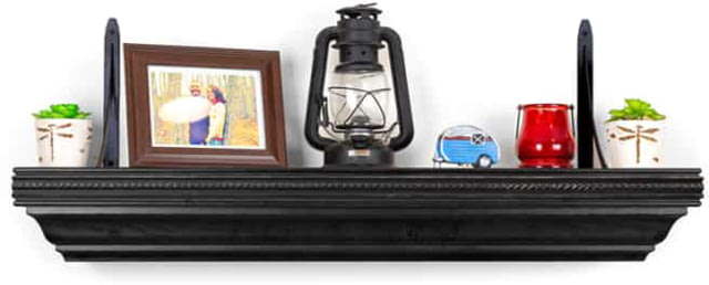 Tactical Walls 825 Top Locking Shelf w/ Rope Trim Standard Foam Gun Safe Black - Tactical Walls