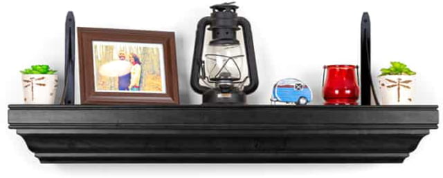 Tactical Walls 825 Top Locking Shelf w/ Standard Trim Standard Foam Black - Tactical Walls