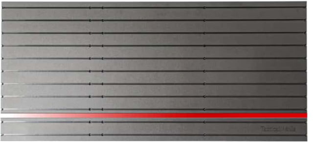 Tactical Walls ModWall Hero Series w/ Red Line Panel Black - Tactical Walls